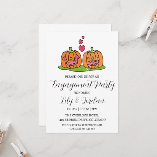 Invitations de la partie d'engagement de l'automne (Devant/Arrière en situation)