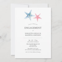 Invitations de la partie d'engagement de plage Sta