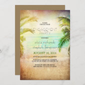 Invitations de la partie d'engagement de Sunset Be (Devant / Derrière)
