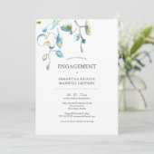 Invitations de la partie d'engagement Floral Aquar (Debout devant)