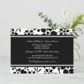 Invitations de la partie d'engagement photo en noi (Debout devant)