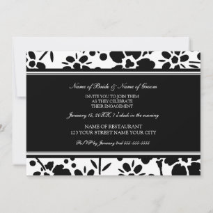 Invitations de la partie d'engagement photo en noi