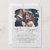 Invitations de la partie d'engagement photo - Nous (Devant)