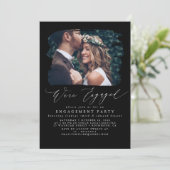 Invitations de la partie d'engagement photo - Nous (Debout devant)