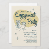 Invitations de la partie d'engagement rétro (Devant / Derrière)