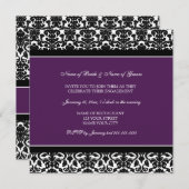 Invitations de la partie d'engagement sur les Dama (Devant / Derrière)