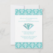 Invitations de la partie d'engagement (Turquoise) (Devant)