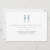 Invitations de la partie d'engagement Watercolor B (Devant)