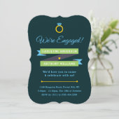 Invitations de la partie d'engagement Whimsical mo (Debout devant)