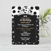 Invitations de la partie des chiots de Dalmatie (Debout devant)