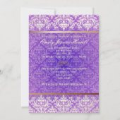 Invitations de la partie des Damas/diplômes Vintag (Dos)