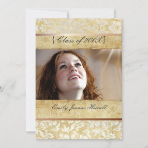 Invitations de la partie des Damas/diplômes Vintag