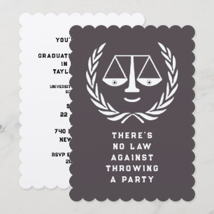Invitations de la partie des diplômés de l'école d
