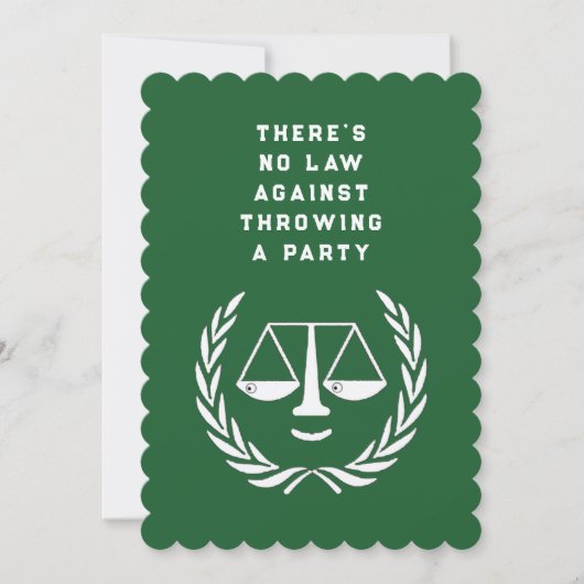 Invitations de la partie des diplômés de l'école d (Devant)