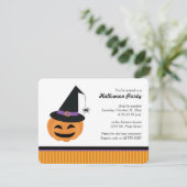 Invitations de la partie d'Halloween de Jack-o'-la (Debout devant)