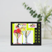 Invitations de la partie d'indulgence Sweet sixtee (Debout devant)