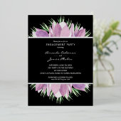 Invitations de la partie Engagement pour l'aquarel (Debout devant)