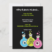 Invitations de la partie Halloween de chimie (Dos)