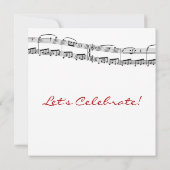 Invitations de la partie Notes musicales (Dos)
