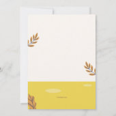 Invitations de la partie sur mesure (Dos)