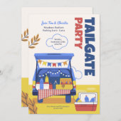 Invitations de la partie sur mesure (Devant / Derrière)