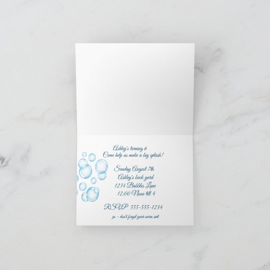 Invitations de la piscine Dachshund Mermaid Pool (Intérieur)