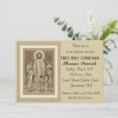 Invitations de la première communion catholique (Debout devant)