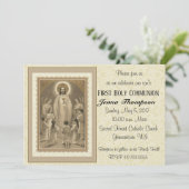 Invitations de la première communion catholique (Debout devant)