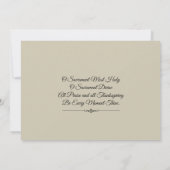 Invitations de la première communion catholique de (Dos)