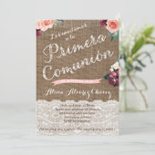 Invitations de la première communion pour Latina G (Debout devant)