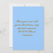 Invitations de la première communion sainte (Dos)