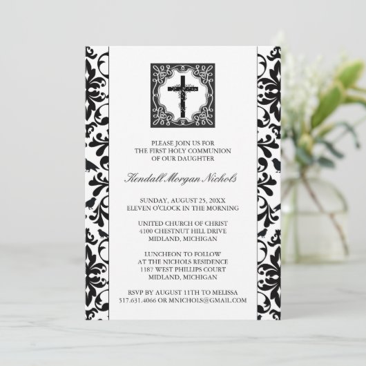 Invitations de la première sainte communion (Debout devant)