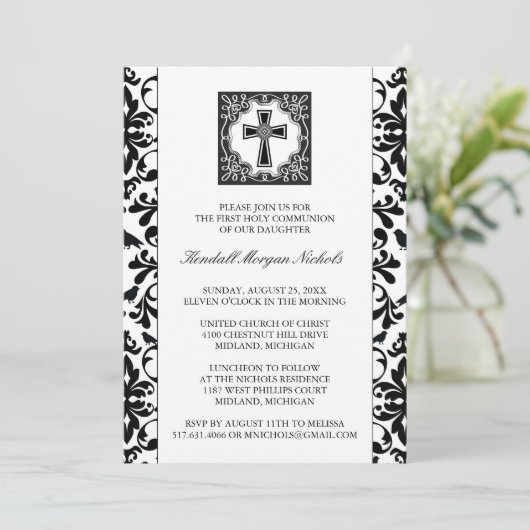 Invitations de la première sainte communion (Debout devant)