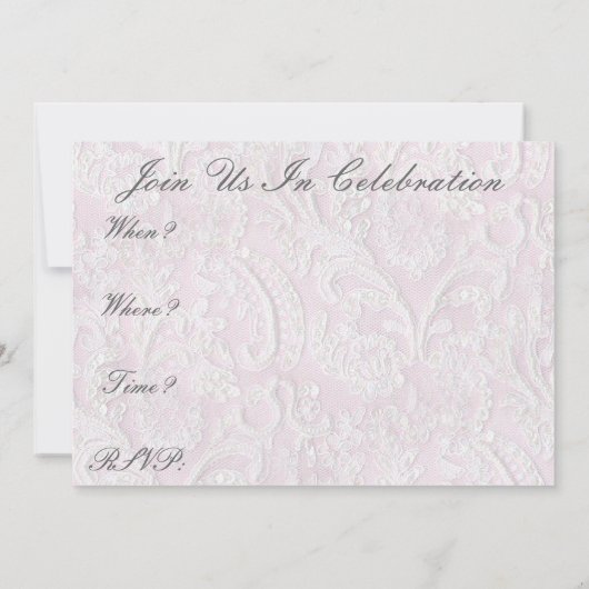 Invitations de la première sainte communion (Fille (Dos)