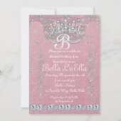 Invitations de la Princess Bling Diamond Party (Devant)