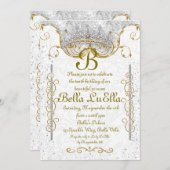 Invitations de la Princess Bling Diamond Party (Devant / Derrière)