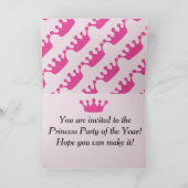 Invitations de la Princess Party Chihuahua (Intérieur)