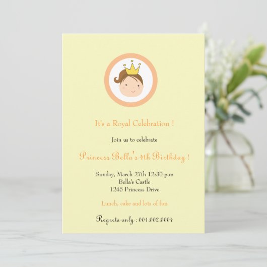 Invitations de la princesse à la fête d'anniversai (Debout devant)