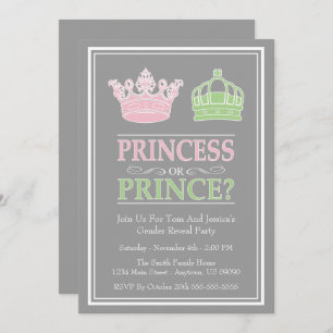 Invitations De La Princesse Ou Du Prince À Une Fêt