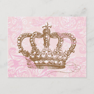 Invitations de la princesse rose