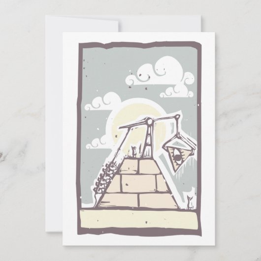 Invitations de la pyramide maçonnique (Devant)