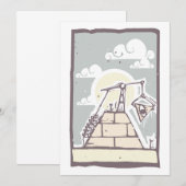 Invitations de la pyramide maçonnique (Devant / Derrière)