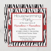 Invitations de la Red Zebra pour la Fête du réchau (Devant / Derrière)