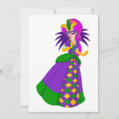 Invitations de la Reine de Mardi Gras (Devant)
