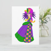 Invitations de la Reine de Mardi Gras (Debout devant)