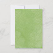 Invitations de la répétition aquarelle (Dos)