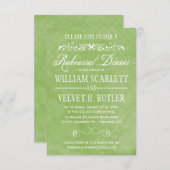 Invitations de la répétition aquarelle (Devant / Derrière)