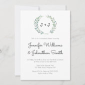 Invitations de la répétition de la couronne modern (Devant)