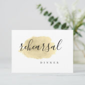 Invitations de la répétition de l'aquarelle d'or (Debout devant)