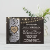 Invitations de la répétition de l'arbre de bouleau (Debout devant)